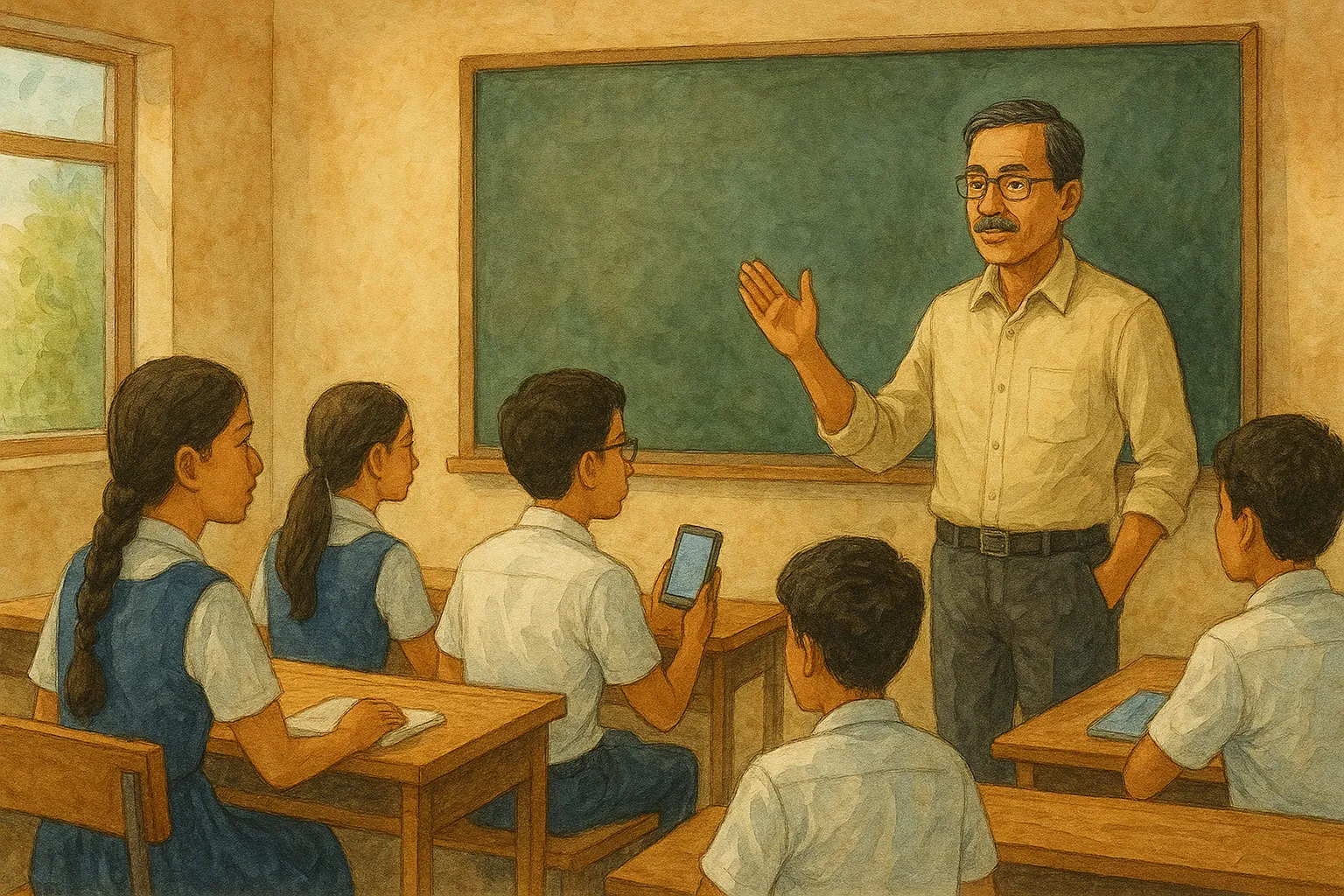 Can India and her Classrooms Go Digital Without Losing their Values and Falling for Tech Addiction?